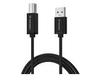 Wozinsky Kabel USB-B USB-A 480Mb/s 1m czarny WKDDY4S - 1487914 - zdjęcie 2